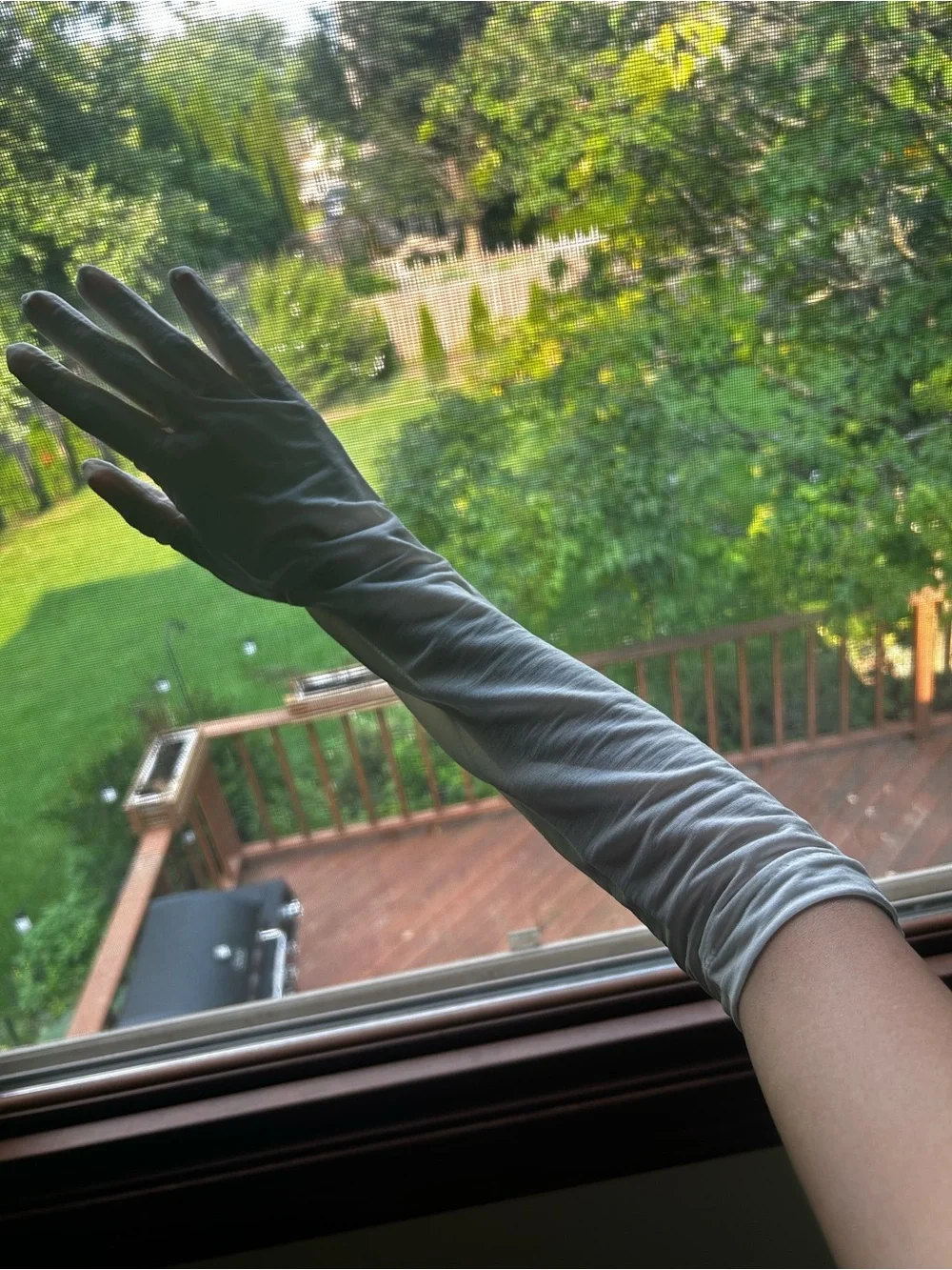 Anthropologie Carolina Amoto Sheer Gloves
